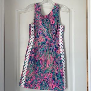 Lilly Pulitzer Mila Shift Dress, in Pink Sunset Coco Breeze. Size 0. Like New